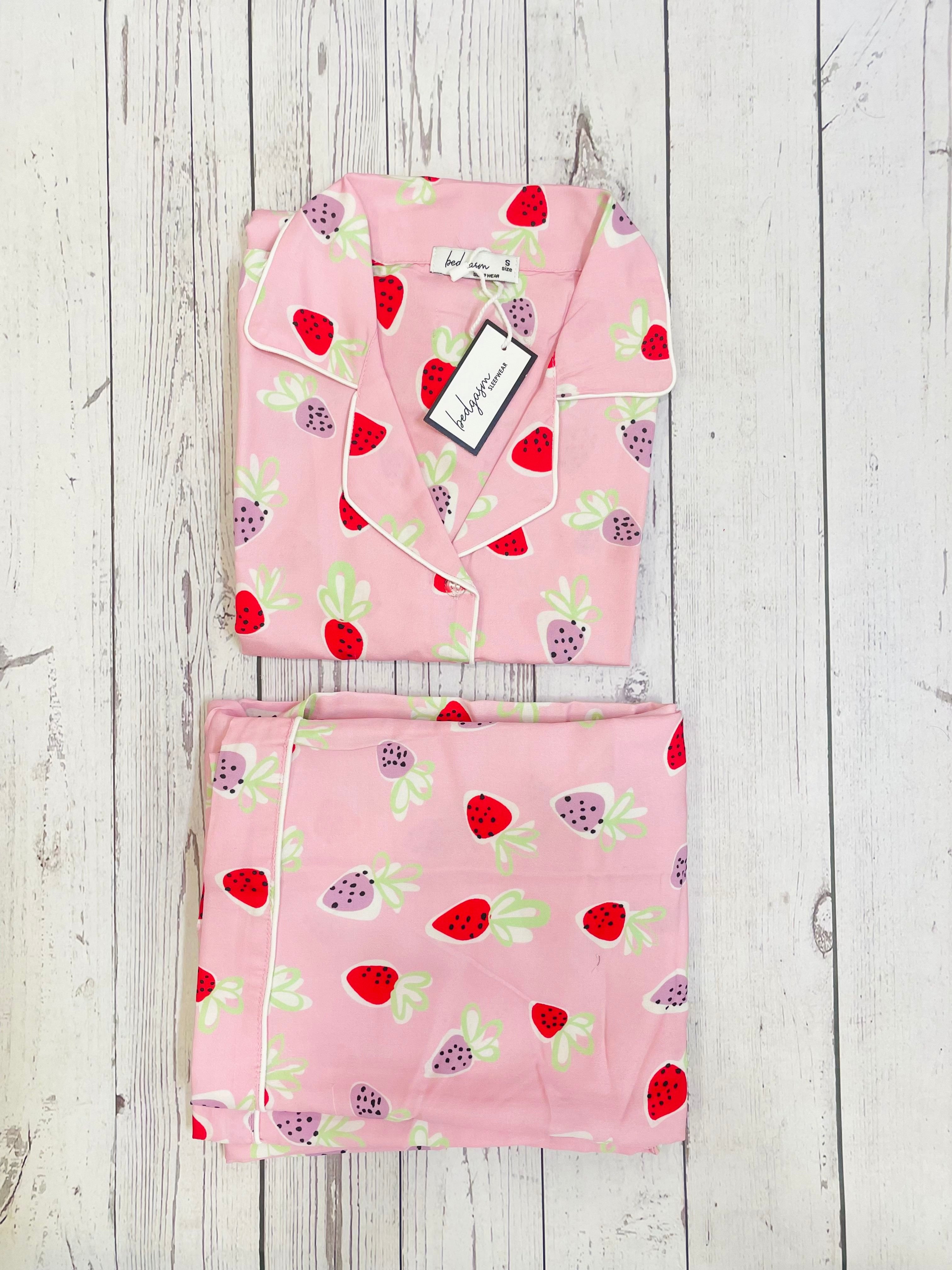 Strawberries Nightwear Set
