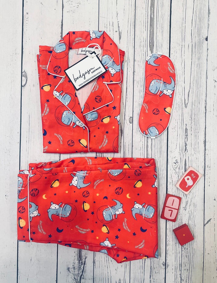 Dino in a Suit - Pajama Set Nightwear Set