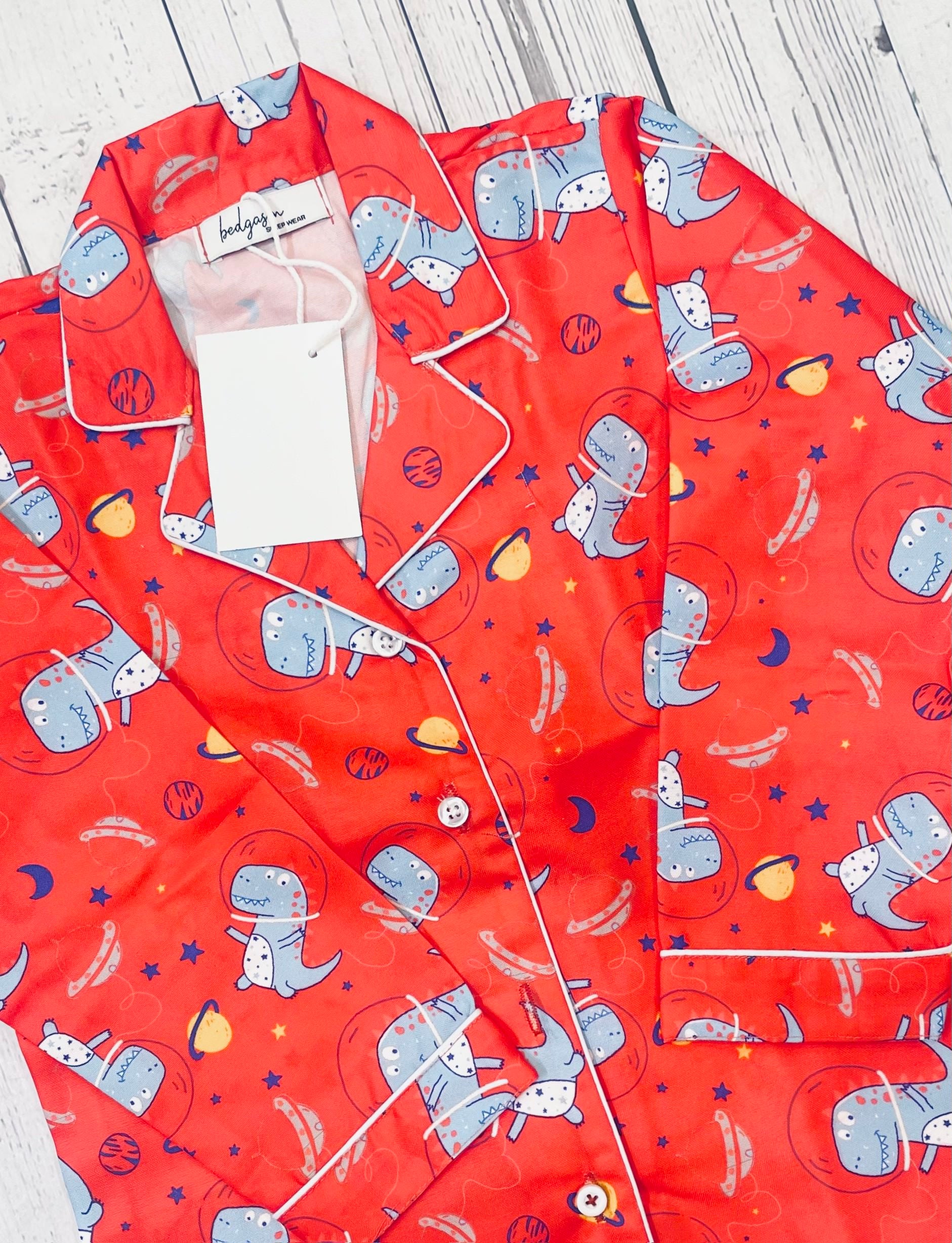 Dino in a Suit Kids Nightwear Set